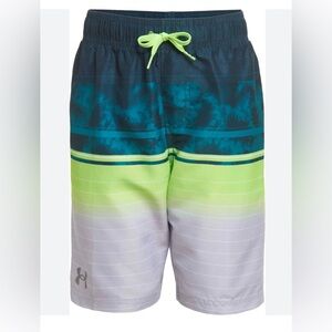 Under Armour Boys' Gradient Tie Dye Stripe Volley swim Short